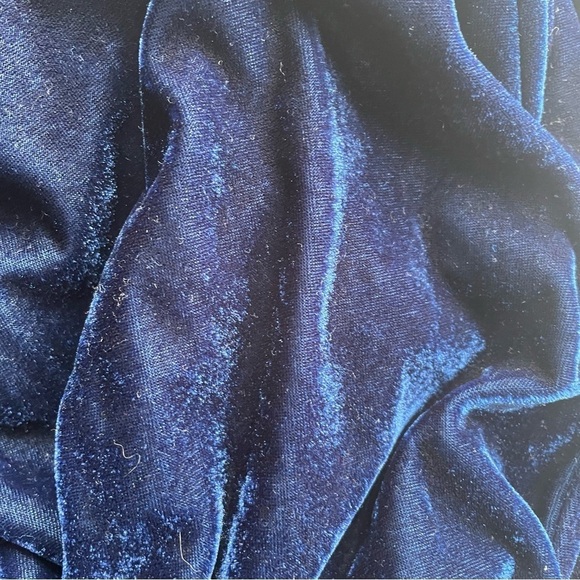 Pabst Blue Ribbon Beer Velvet  jumpsuit Pajama Unisex Size Small Blue zip PBR - Picture 7 of 8